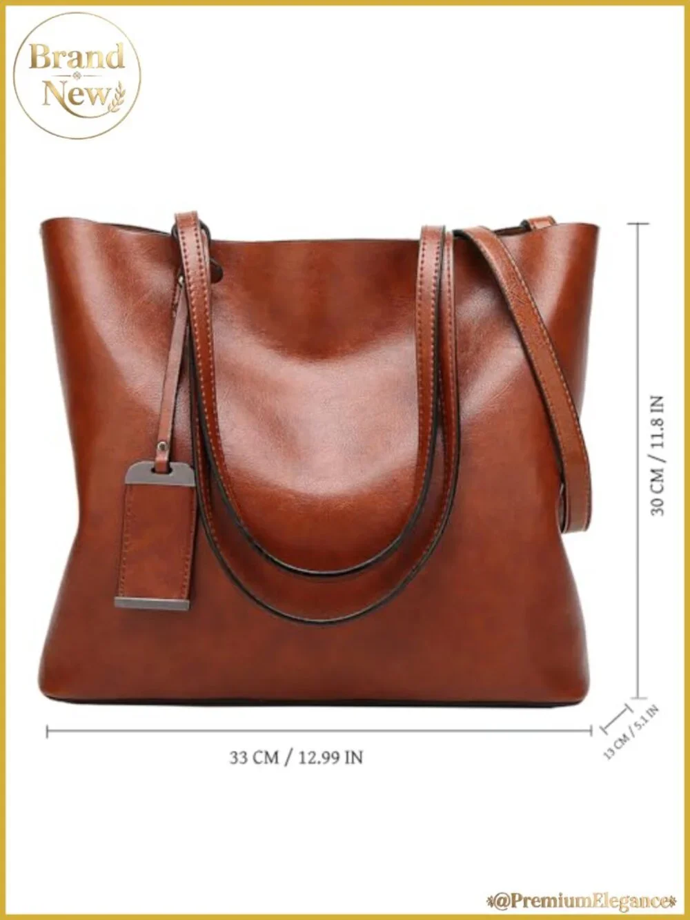 Women's Leather Satchel Handbag Top Handle Shoulder Bag Tote Purse with